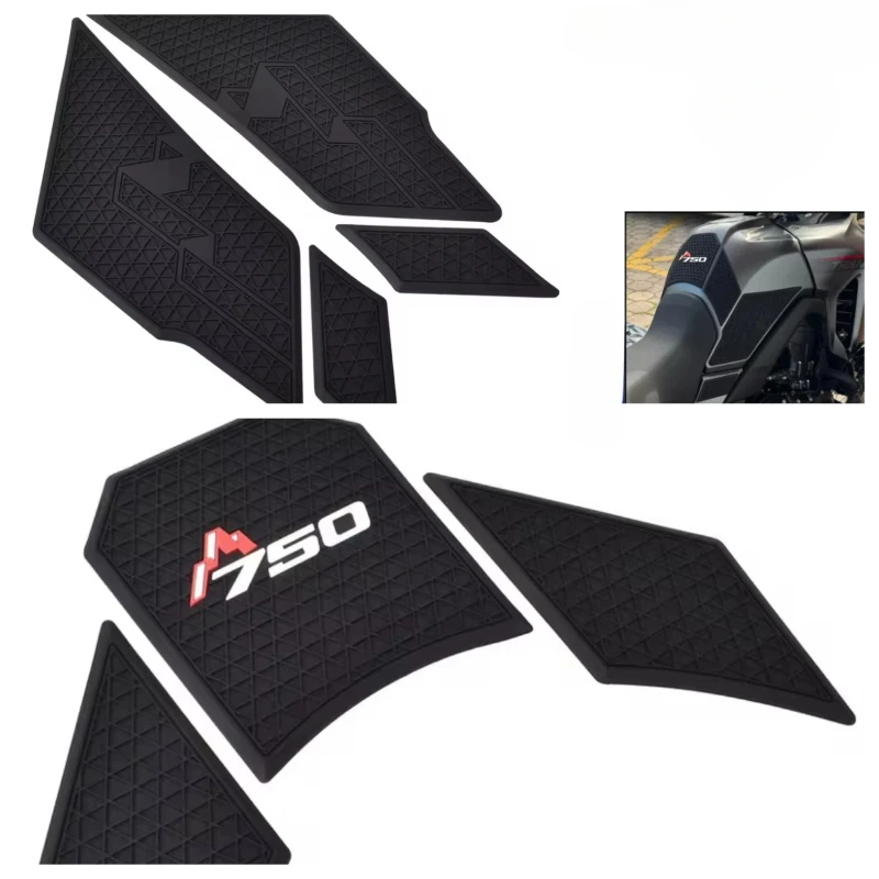 XL750 Transalp Tank Traction Side Pad Gas Fuel Knee Grip Decal For Honda XL 750 2024 2025 Motorcycle Stickers Motor Accessories