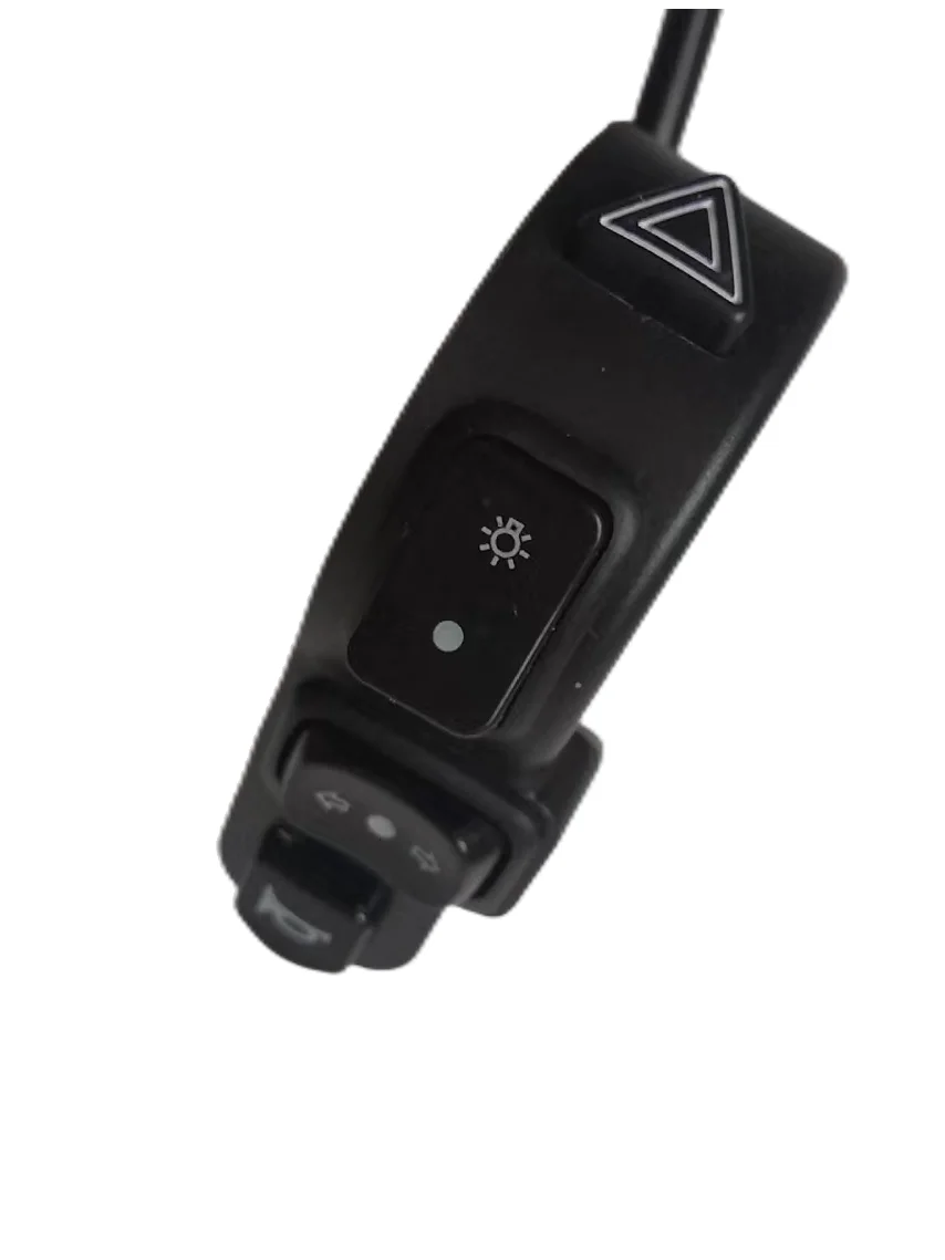 AliExpress NONE 4 in 1 Electric Bike ON/OFF Switch Electric Scooter Lamp Horn Turn Left and Turn Signal Double Flash Emergency Light Switch