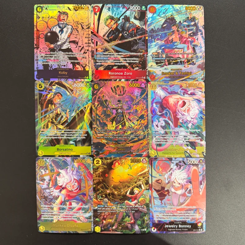 9 Style One Piece EB04 English Monkey.D.Luffy Roronoa Zoro Borsalino SR Alt Art Adventure on Kami's Island Collection Flash Card