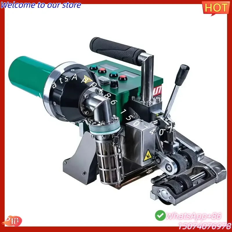 2026 RHW700 PVC Welding Machine Electric Hot Air Plastic Welder Membrane Geomembrane Welder with Hot Wedge and Hot Air
