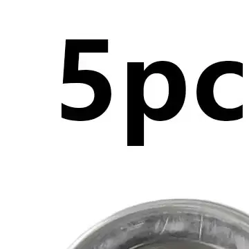 Stainless Steel Double Layer Screen Filter Bowls for Cocktail Shaking Whiskey Filtering and Drink Serving at Home Bar 5 Pack
