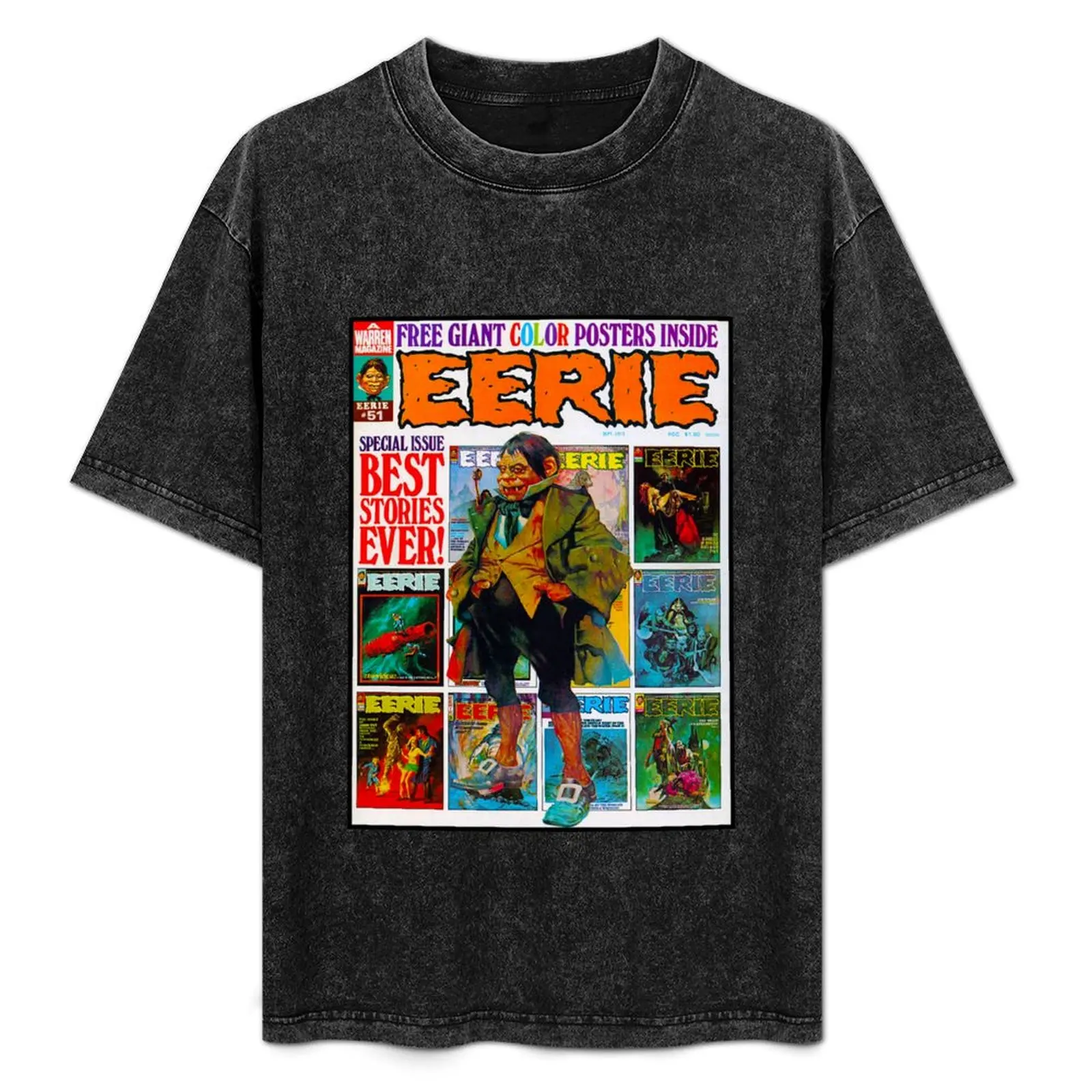

ANOTHER FANTASTIC VINTAGE EERIE #51 MAGAZINE COVER! T-Shirt Big Size Simple T-Shirt