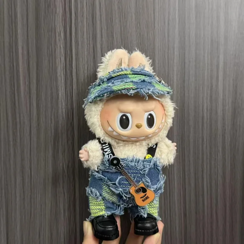【Solo ropa】labubu ropa de bebé 17cm ropa Labubu caja ciega muñeca falda vestido traje lindo vestir juguetes regalos