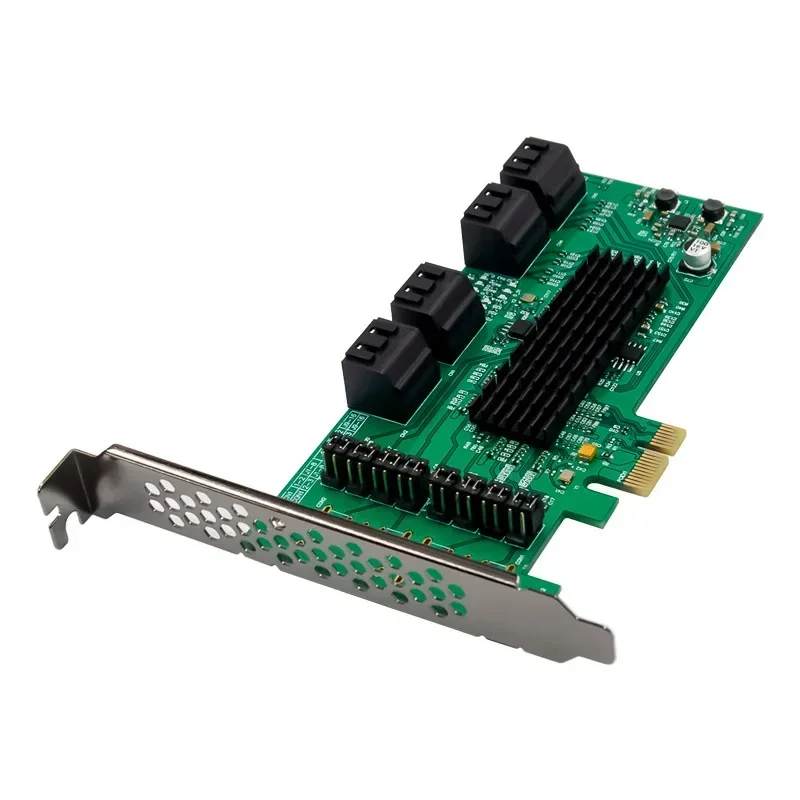 8/4 Ports SATA III PCIe Card PCI-e X1 SATA III Controller Card To 6GB/s Internal Adapter Converter SATA3.0 Expansion Add on Card