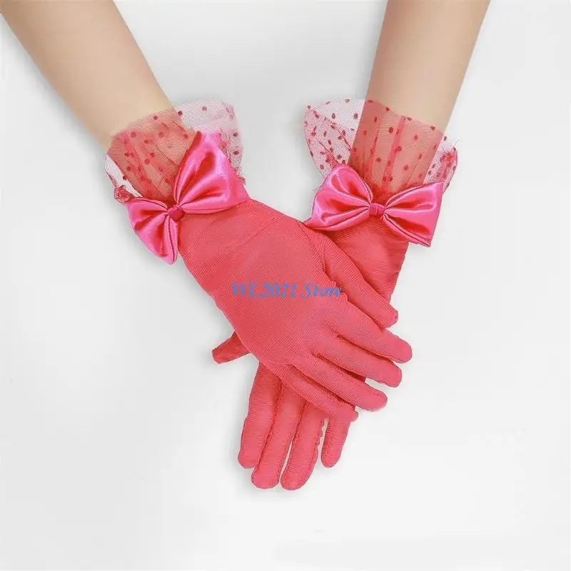 

G5GC Short Gloves Club Stage Performances Lace Gloves Lady Danceparty Gowns Gloves