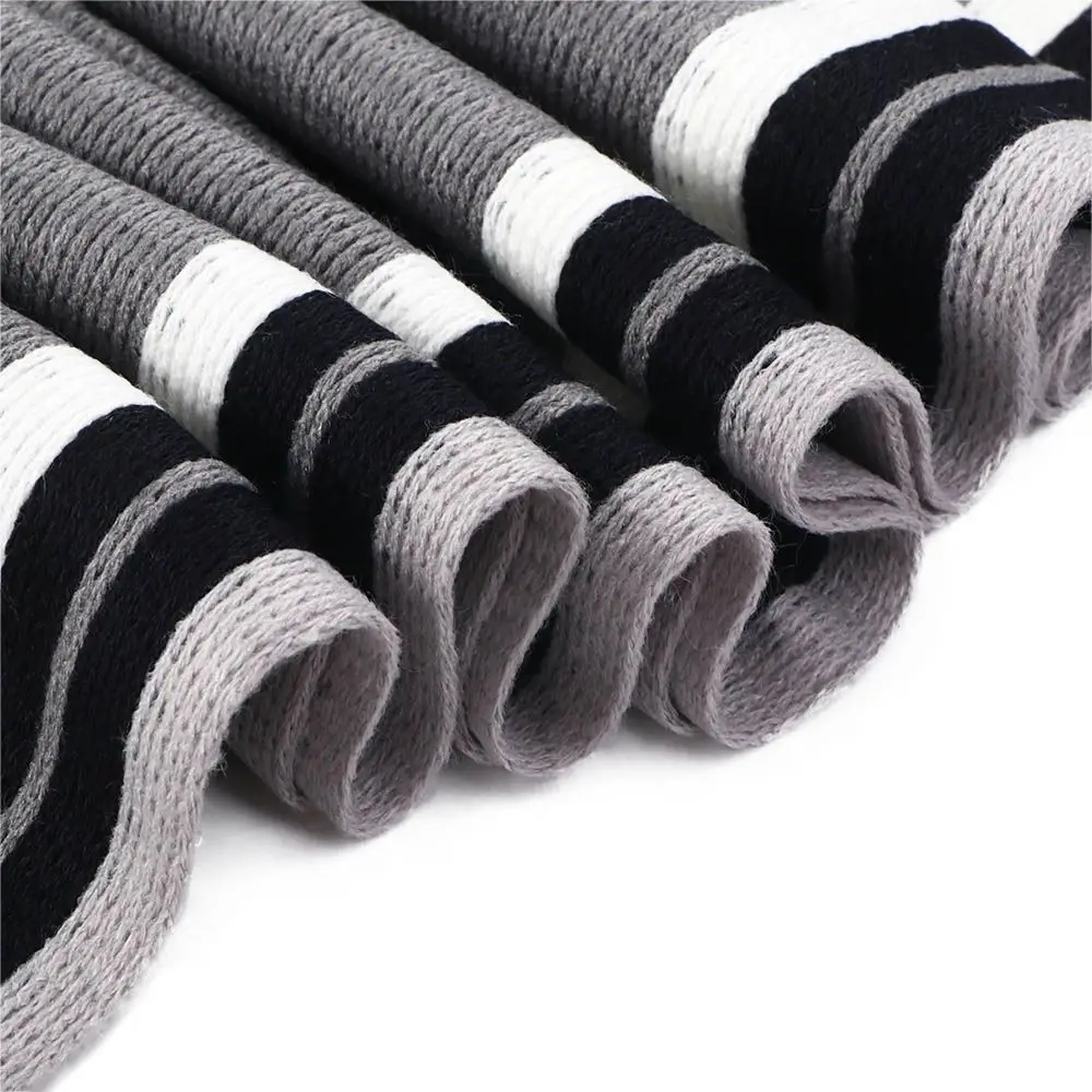 Scarves Scarves with Tassels Men's Shawls Warm Winter Business Affairs Scarves Tassel Scarf Scarf Fringed Muffler Striped Scarf
