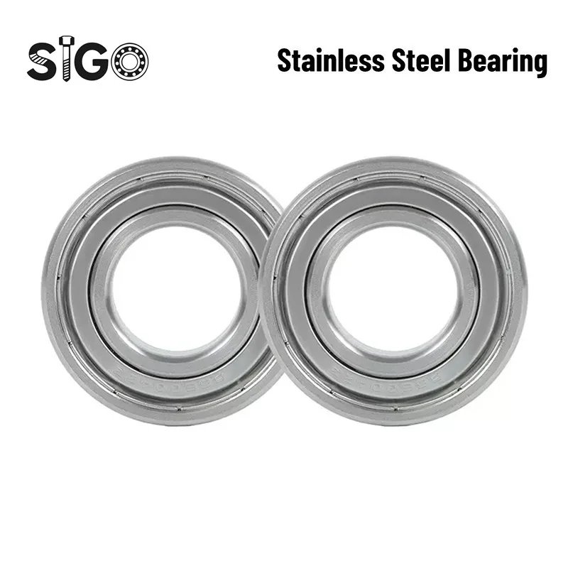 10PCS Free Shipping S6204-ZZ SUS304 Material Stainless Steel Deep Groove Ball Bearing Waterproof and Corrosion Resistant