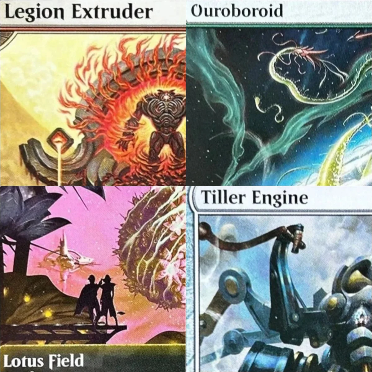 Ouroboroid/Agent of Treachery/Swan Song Magical Proxy Cards High Quality Board Playing Game Trading Cards