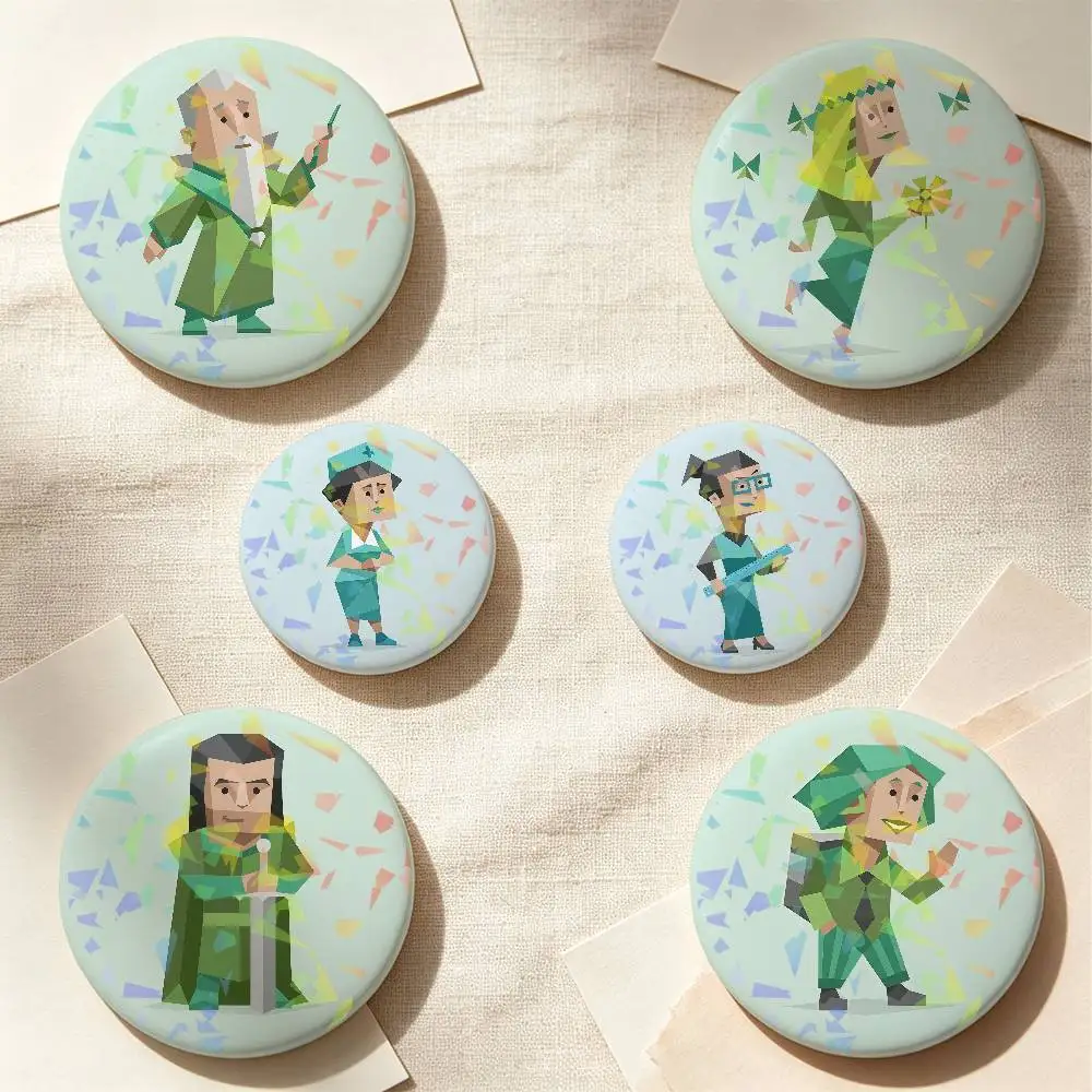 16 P-Personality Mbti Backpack Pin Hat Pin Jacket Accessory Bag Decor Clothing Ornament Fashion Accessory