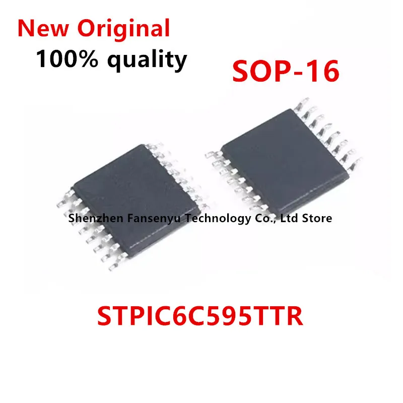 (10piece)100% New STPIC6C595TTR STPIC6C595 ST6C595 SOP-16 Chipset