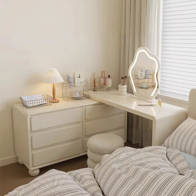 

Modern Bedroom Dressing Table Luxury Makeup European Bedside Dressing Table Beauty Organizer Mesa De Maquillaje Home Furniture
