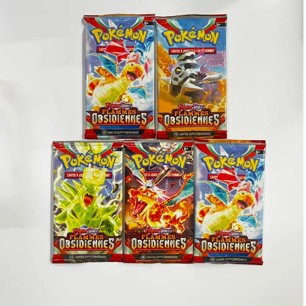 40 шт. французская карта покемонов SCARLET VIOLET 151 блестящие звезды темноты аблаз Покемон бустер боевая транзакционная карта детский подарок