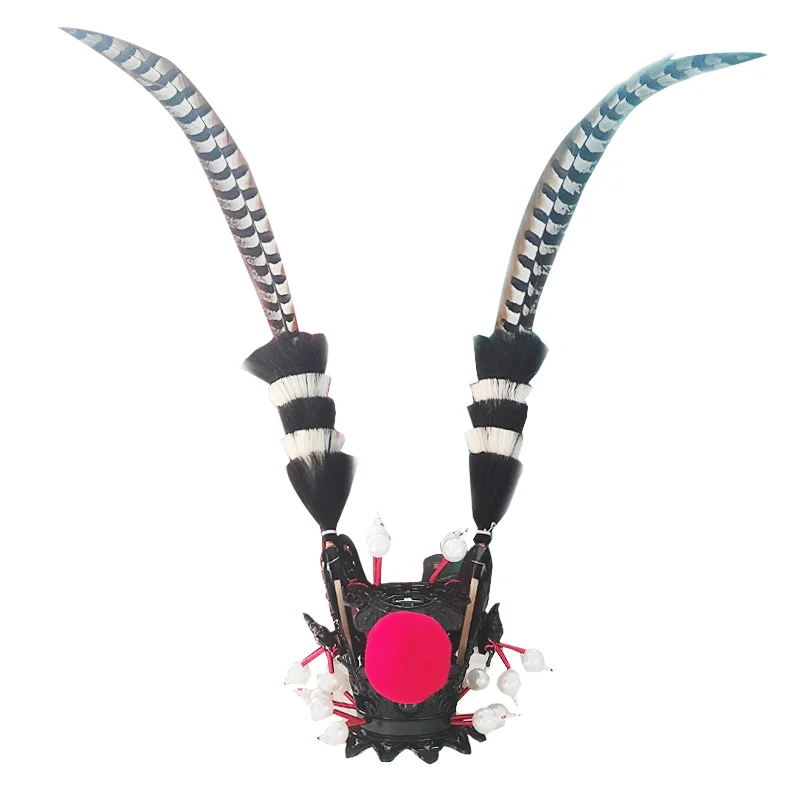 

Black Myth Sun Wukong Cosplay Feather Crown Accessory Funny Headwear Novelty Hat Decoration Great Sage Equal to Heaven Cosplay