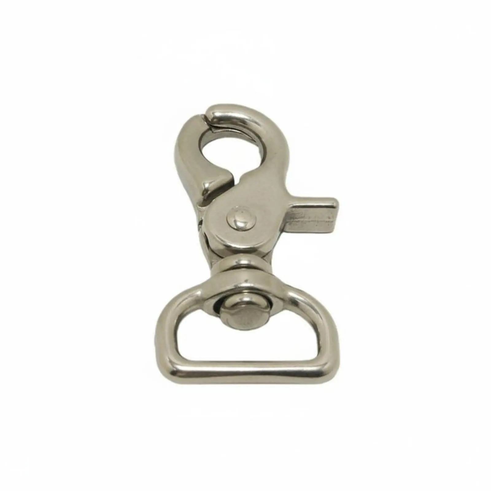 

Stainless Steel Hook Rust-Resistant Pet Leash Fastener Rotating Pinch Clasp Sturdy Duty Bag Strap Buckle Easy to Use