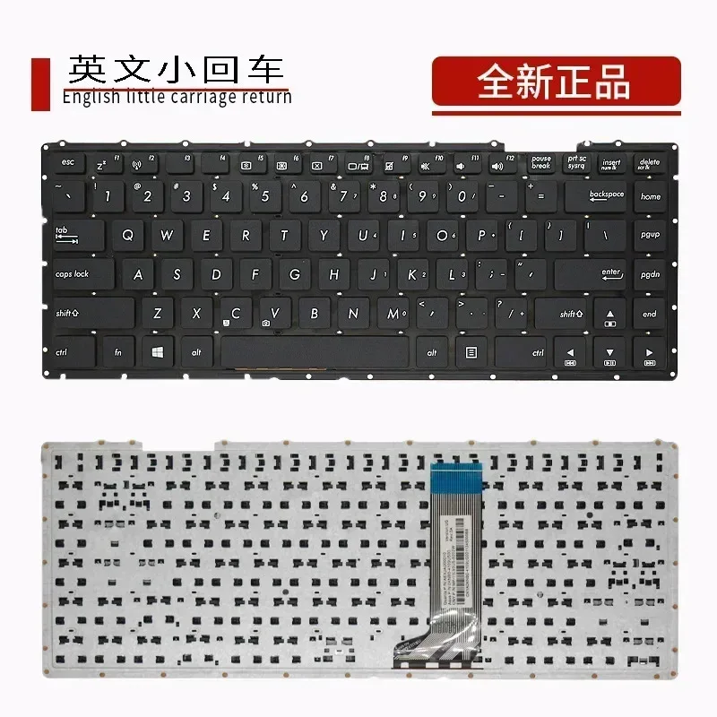 Wyoresy مناسبة لـ Asus x451 w419l w409l x403m A455 y483l f455l لوحة مفاتيح الكمبيوتر المحمول XMSJ TN