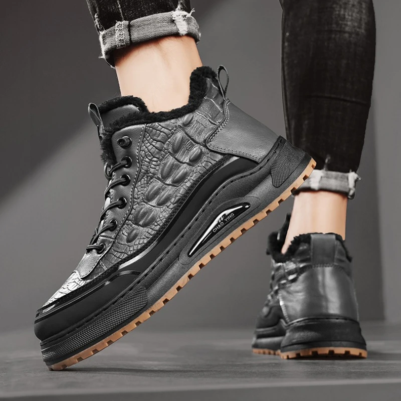 

Men's Low-top Round-toe Flat Heel Lace-up Soft-soled Formal Anti-slip Lace-up Walking Plus-size Spring and Autumn Casual Shoes