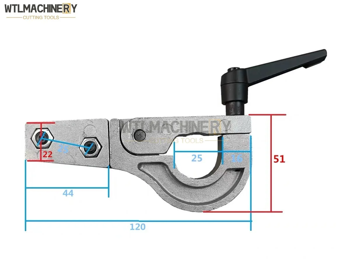 Slitting Blade Holder Length 120mm With Blade For Nonwovens/Film Slitting and Bag-making machine(each holder give 1 blade free)