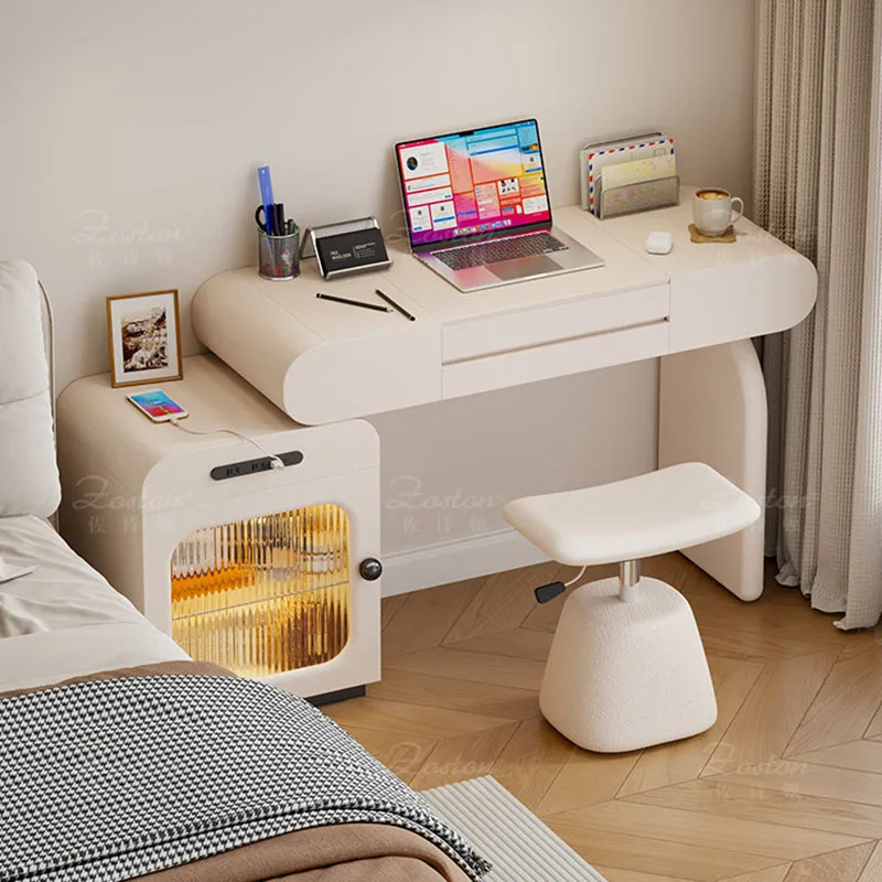 

White Cream Vanity Table Bedroom Creative Chinese Style Big Size Decoration Dressing Table Organizer Vestidores Unique Furniture