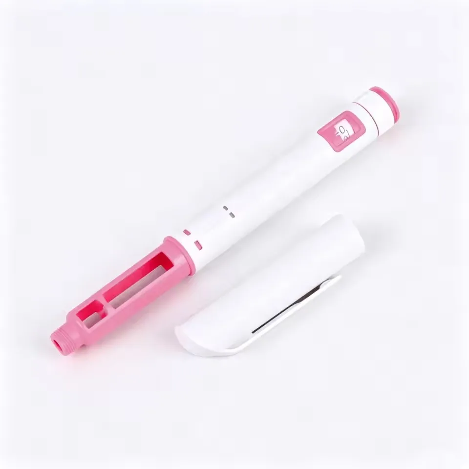 10pcs Pink 60IU Disposable Injection Pen for 3ml Glass Cartridge, Plastic Magic Pen for Tattoo, Peptide & Insulin