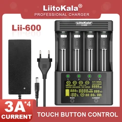 Liitokala Lii-500 Lii-PD4 Lii-500S Lii-600 LCD 3.7V 18650 18350 18500 21700 20700 14500 26650 AA Lithium-NiMH Battery Charger