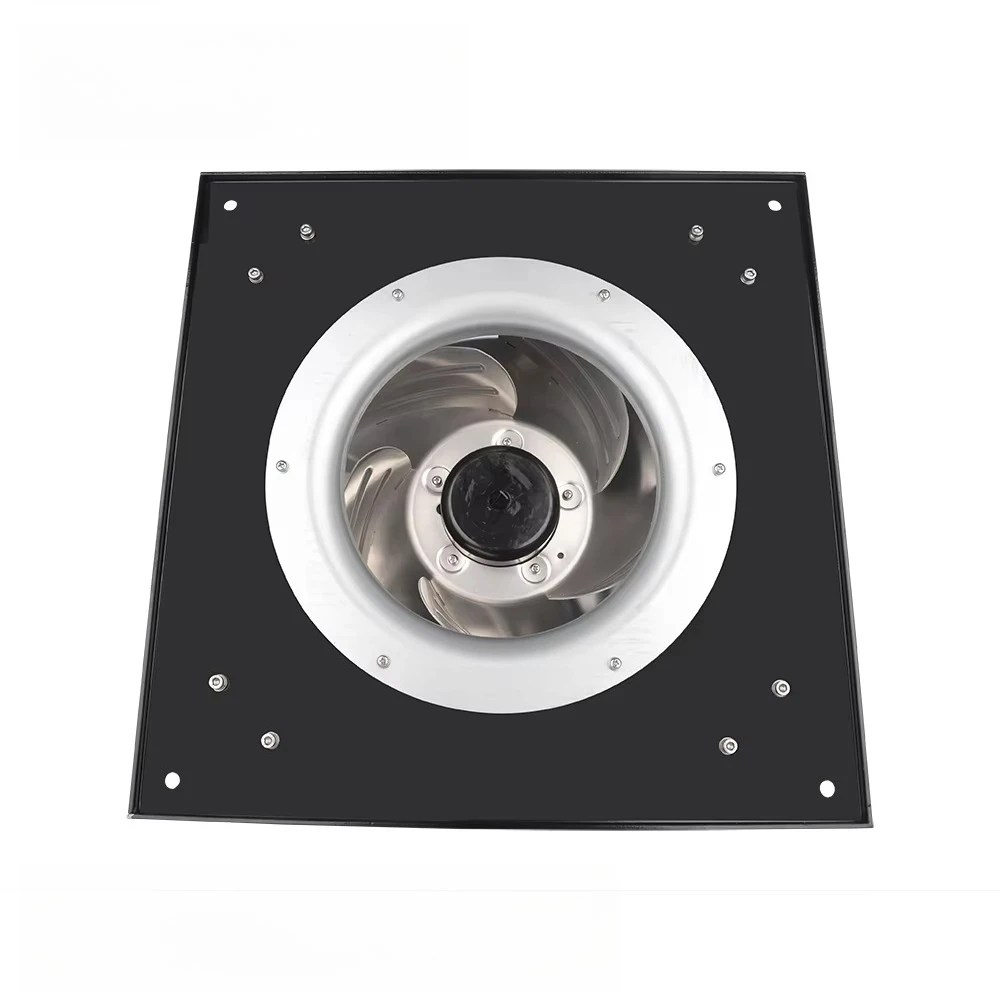 Bend back centrifugal fan 450mm aluminum impeller Commercial fan with plug bracket