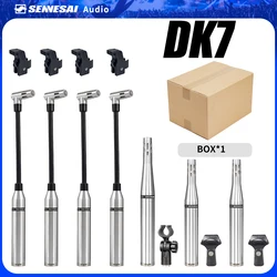 NEW！DK7 7-Piece SR20LS SR25 DM20/High Quality All Condenser Drum Microphone 7 Sets Ultra High Recording Fidelity