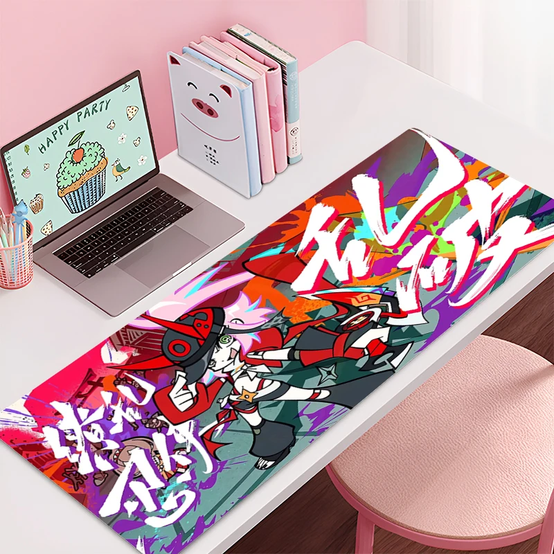 Mouse Pad Large Honkai: Star Rail Rappa Gamer Keyboard Mat Pads Gaming Desk Protector Laptops Mousepad Deskmat PC Anime Mousepad
