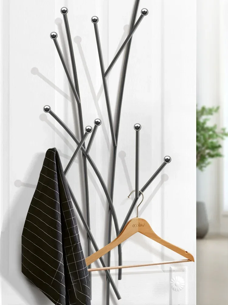 Wall Hanging Hook for Entryways Simple Bedroom Coat Hanger Nordic Light Luxury Clothes Hat Rack