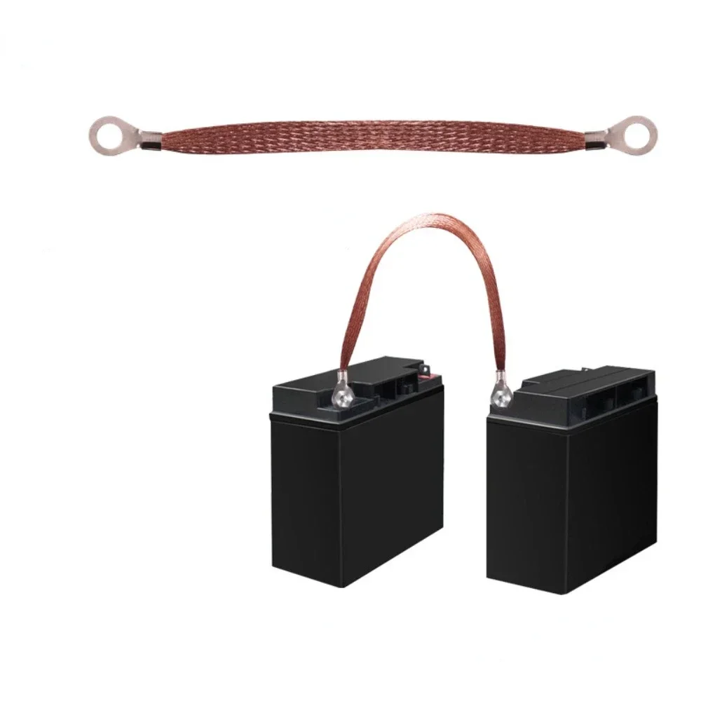 Car Battery Connection Wire Durable and Firm Connected To The Parallel Modification Line of The Car Pure Copper Braided Wire New