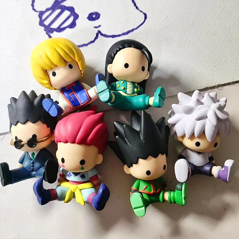 5 cm HUNTER×HUNTER Blind Box GK Chrollo Lucilfer Actiefiguren Phantom Troupe Anime PVC Collectie Model Ornament Verjaardag Speelgoed