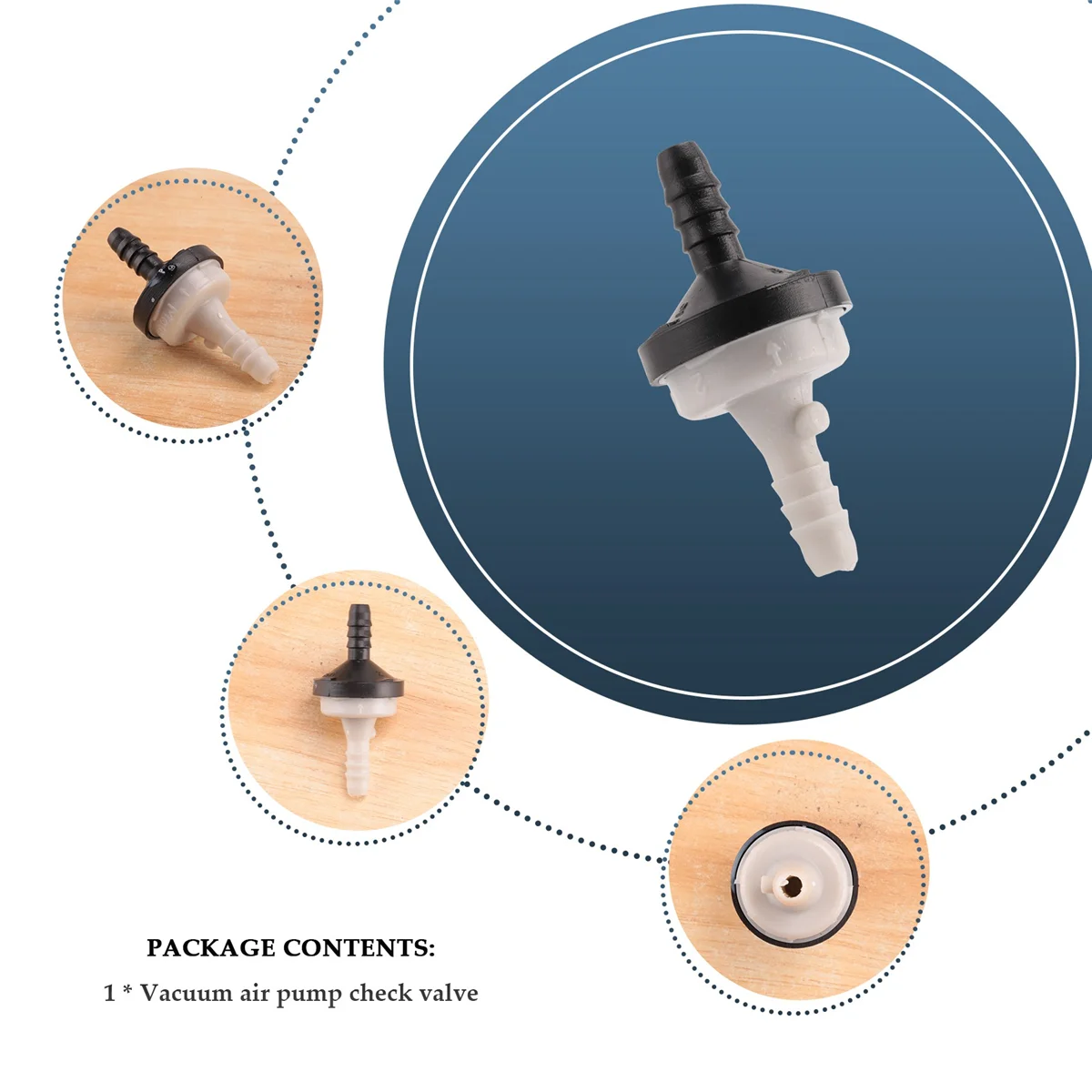 Passat 1.8T 용 Audi A4 TT 용 진공 공기 펌프 체크 밸브 부품 번호: 058 905 291 058 905 291K