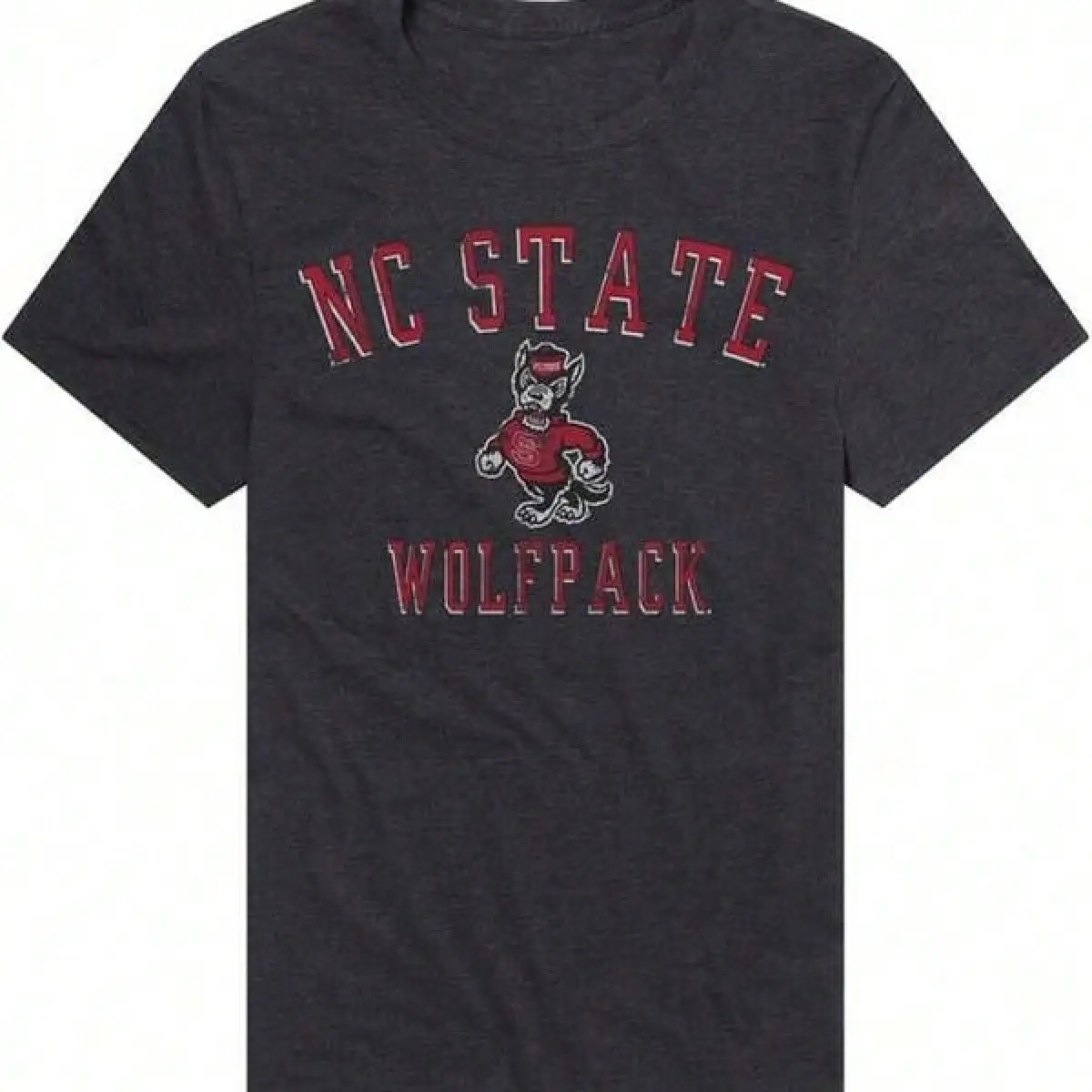 T Shirt Print ,Graphic-Cotton Tees Size Plus,Women's Casual Cotton Round Neck Short Sleeve Regular T Shirt With NC State Wolfpack Print,With Shirt,Summer Tops,Shirt Suitable