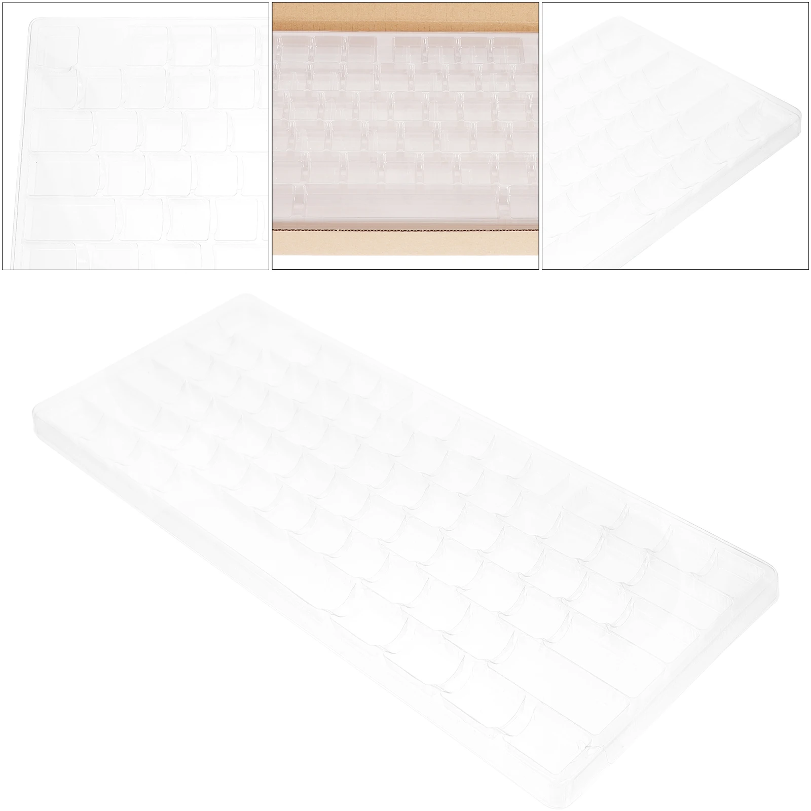 

1 set 3-Layer Keycaps Storage Box Divided Organizer Case For Keyboard Caps Holder Plastic Kraft Paper Material 190 Keycap