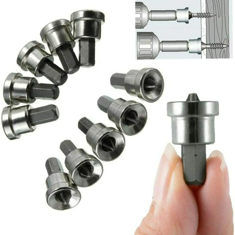 25/50mm Strong Magnetic Screwdriver Bit Socket Phillips Electronic Screwdriver Bits Plasterboard Drywall Screw Drill Bit Adapter