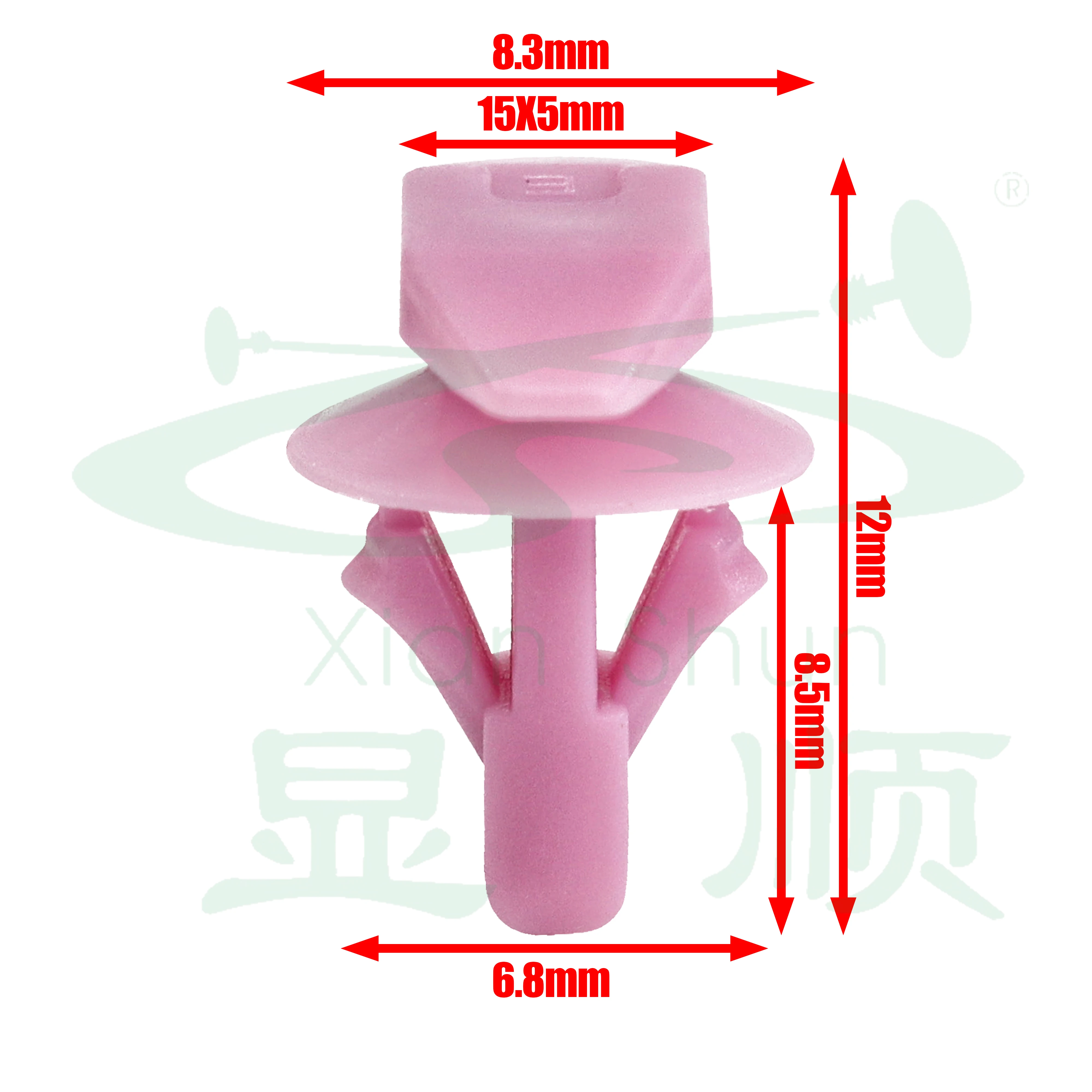 10/20/50Pcs Pink PA Door Weatherstrip Interior Replacement Parts Car Fastening Clips Car Accessories For Nissan 808501FA0B