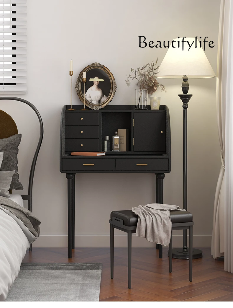 

Nordic vanity table dresser table simple modern bedroom small light luxury high-end designer