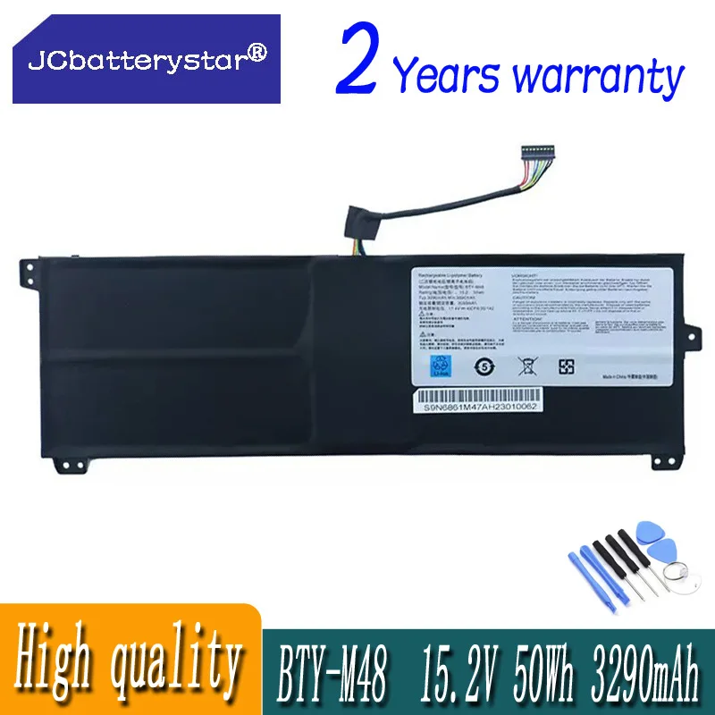 JC New BTY-M48 4ICP5/41/119 Battery For MSI PS42 8M-211PH 8RB Prestige 8RA-044VN 8RC-001ES 8M-437 MECHREVO S1 i5 i7 3390mAh