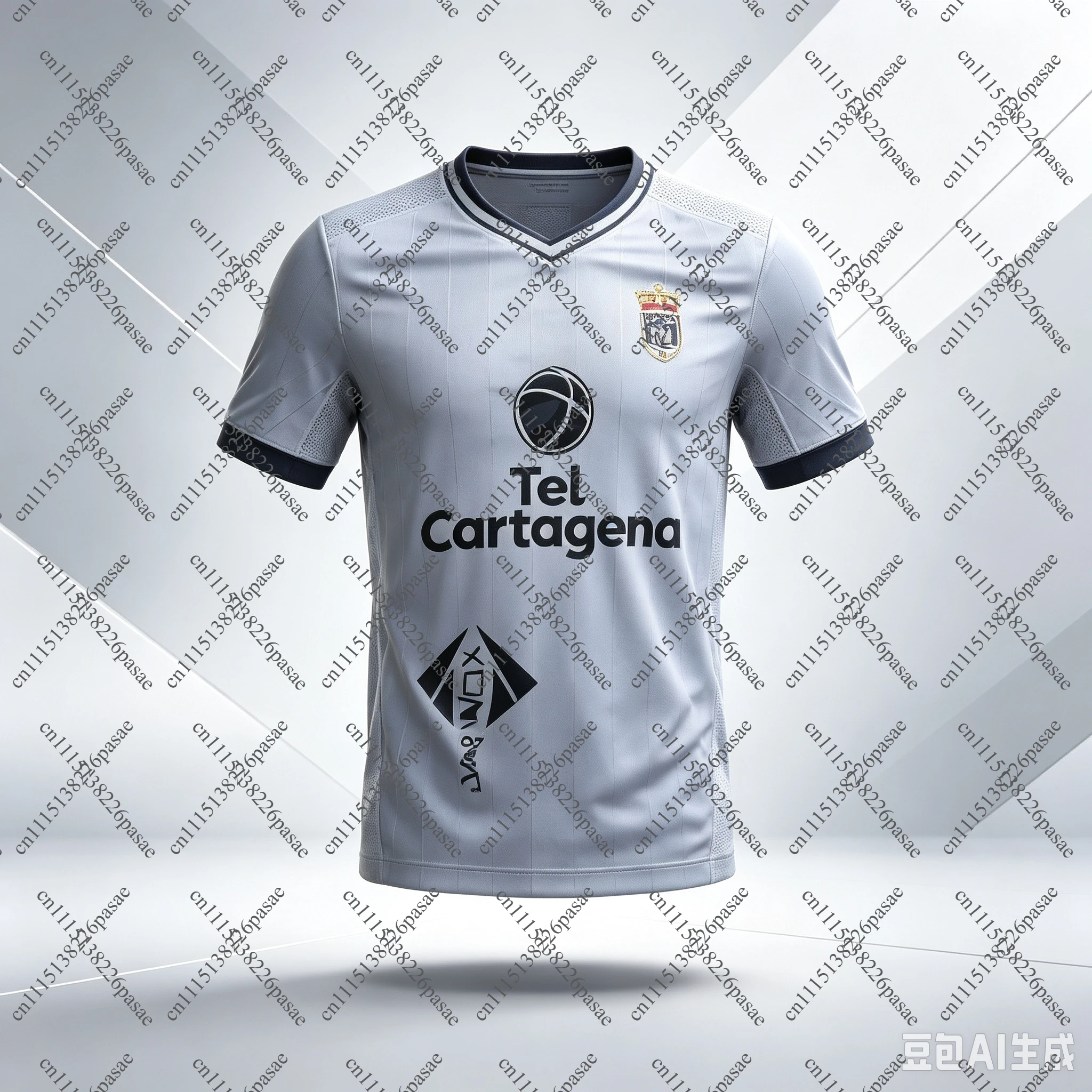 26-27 New Spain Mens Soccer Game Top Adult Breathable T-shirt Unisex Sports FC Cartagena Training Quick-dry Home Football Jersey