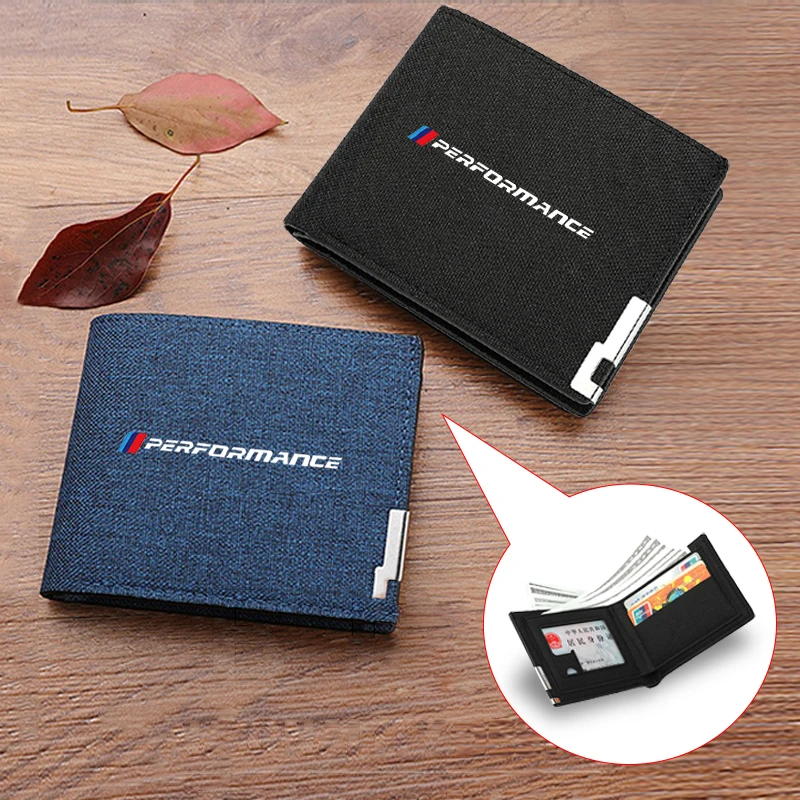 

Автомобильный кошелек ID, сумка для кредитных карт, многофункциональный кошелек, кожаные аксессуары для BMW Performance M3 M5 M6 Power E70 F11 F25 E30 F31 E83