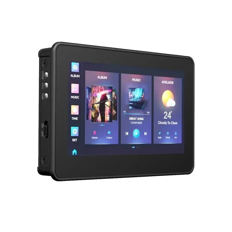 Tela de toque capacitiva do ESP32-S3 LCD, placa de desenvolvimento B, 800 × 480, toque de 5 pontos, 32 bits LX7, processador Dual-Core, 4.3in