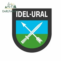 EARLFAMILY 13cm x 11.7cm for Idel Ural Tatar Legioni Vinyl Waterproof Decals Funny Car Stickers Laptop RV VAN JDM Car Wrap