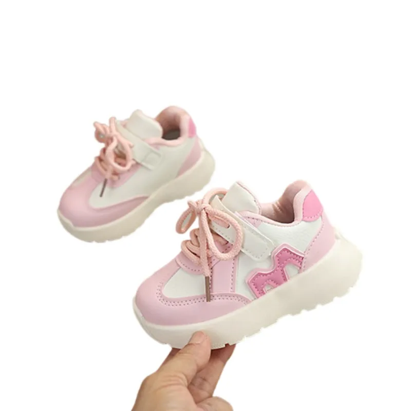 

2026 Spring Autumn New Children's Sports Shoes Boys' Baby Dad's Walking Shoes Girls' Non slip Casual Shoes 21-30