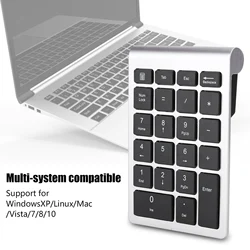 Numeric Keyboard RF304 22 Keys Numeric Keypad USB 2.4G Wireless Mini Keyboard with Receiver Numeric Keypad Wireless Keyboard