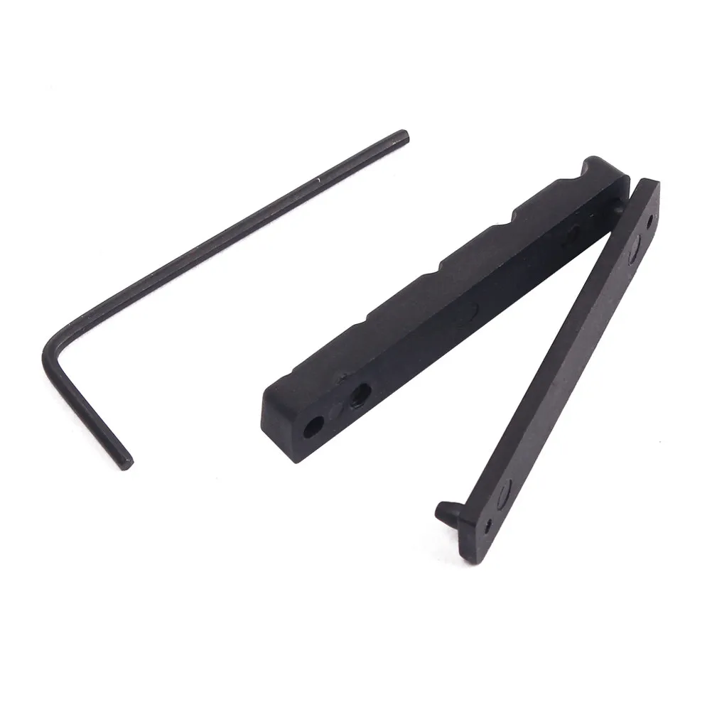 Pom 5 String Bass Nut and Bridge Saddle Replacement Kit Premium Tone Improvement Smooth Surface Gorgeous Color for Bass Players