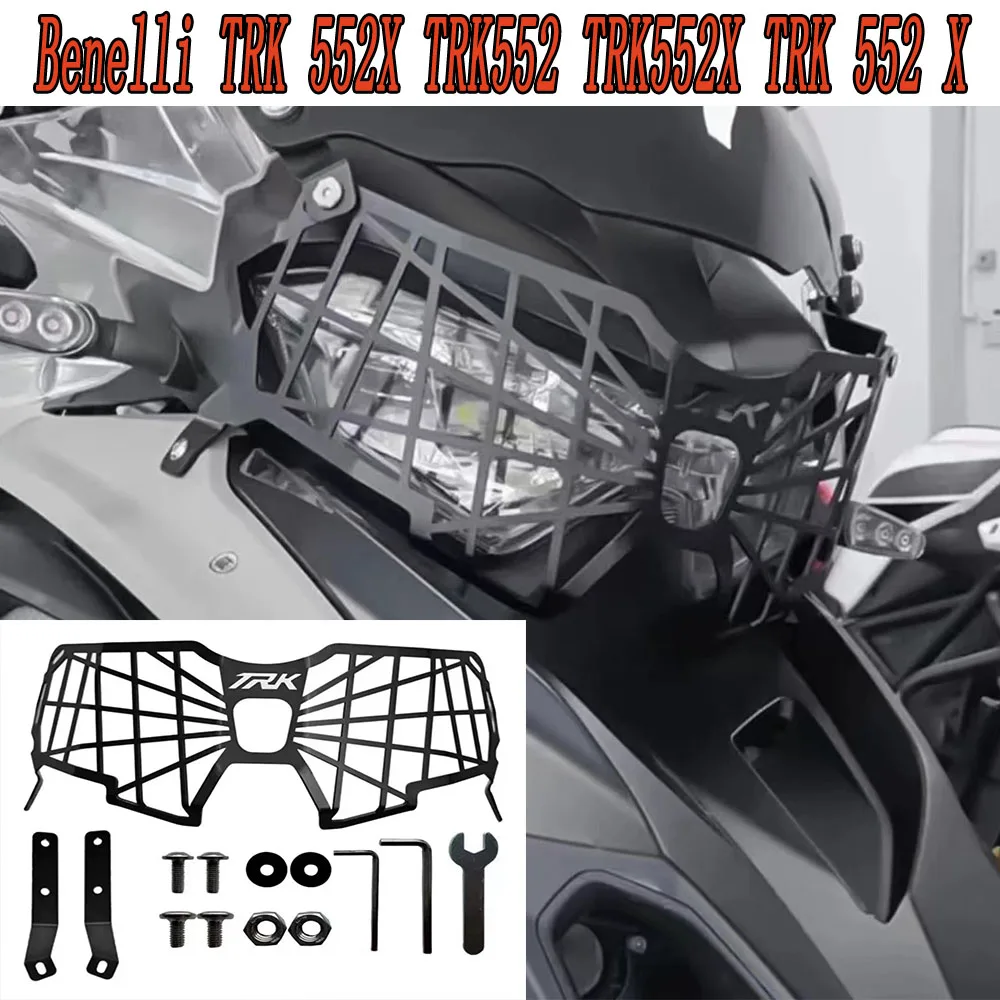 Motorcycle Headlight Guard Protective Cover Grille For Benelli TRK 552X TRK 552 TRK552X TRK 552X