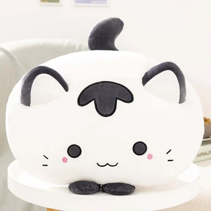 1pc 50CM Kawaii Squishy Cat Plush Toys Cute Sweet Kitten Pillow Stuffed Soft Sofa Cushion Animal Dolls for Gifts