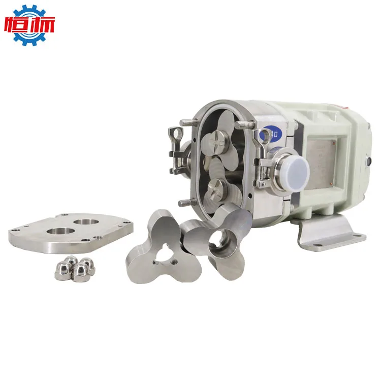 High Viscosity Sanitary Rotor Lobe Pump Sugar Syrup Fluid Transfer Pumps Positive Displacement Rotor Gear Pump OEM Customization