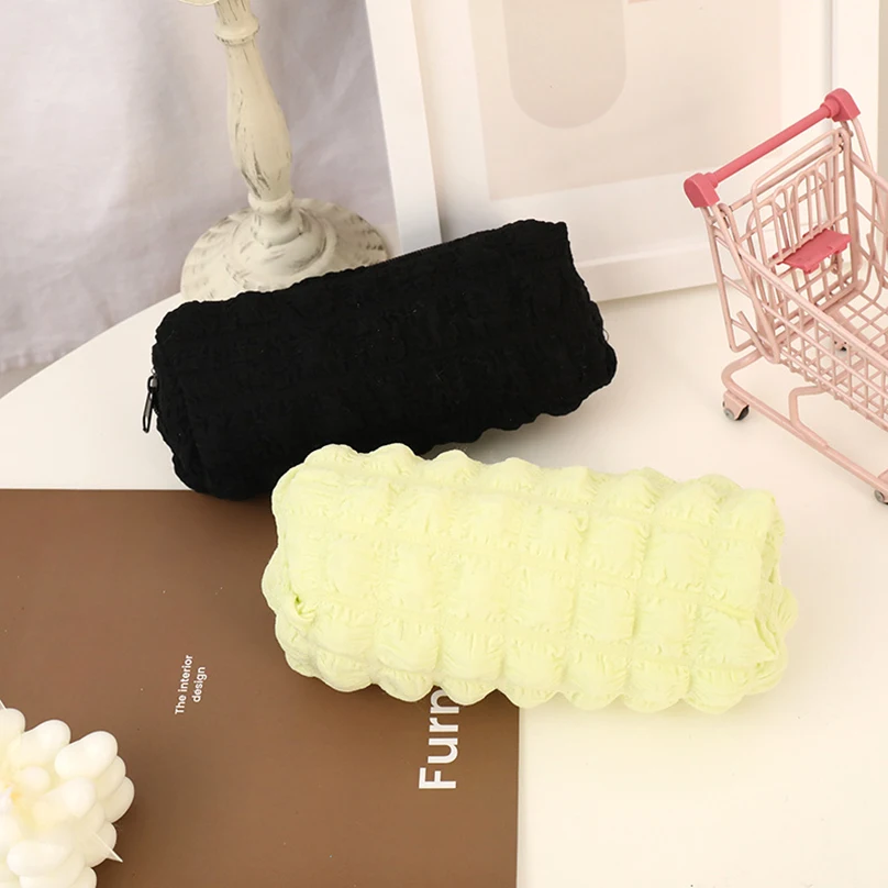 פחזנית קלמר Kawaii מכתבים חמוד עט מקרה Estuche Escolar גדול קיבולת Pencilcase ספר Trousse עיפרון פאוץ