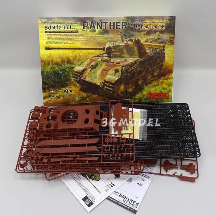 MENG Kit modello serbatoio TS-035 Leopard Sd. Kfz.171 Pantera Ausf. Una prima produzione 1/35 modello militare collezione di giocattoli regalo fai da te