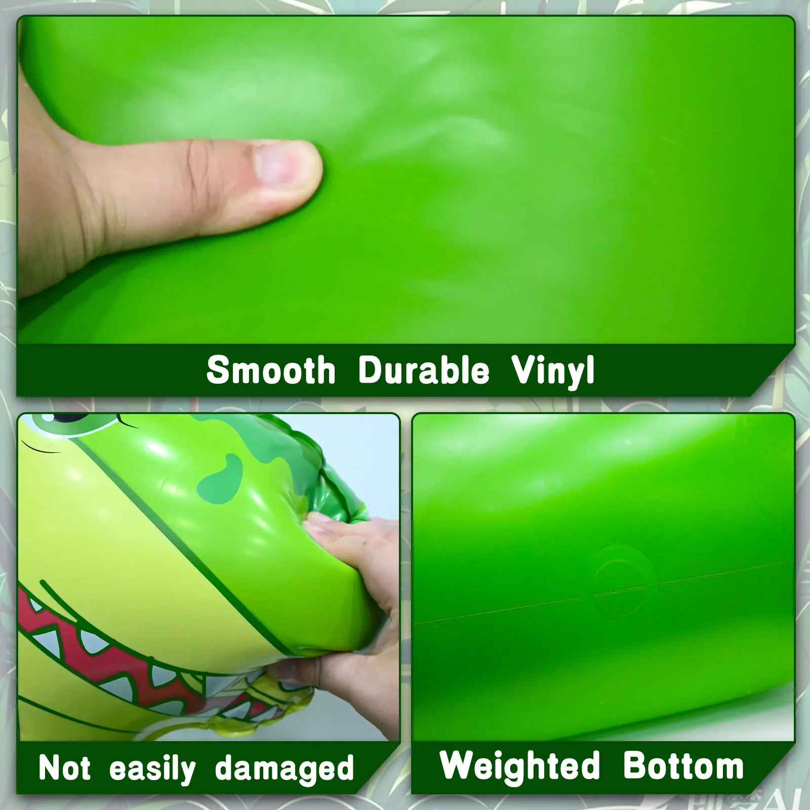 Opblaasbaar hopspeelgoed voor peuters Bouncy Dinosaur, kinderrit op uitsmijter, springende stuiterende dierenhopper